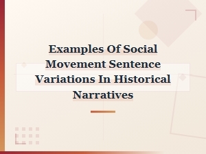 Rewriting Social Movements in Historical Narratives